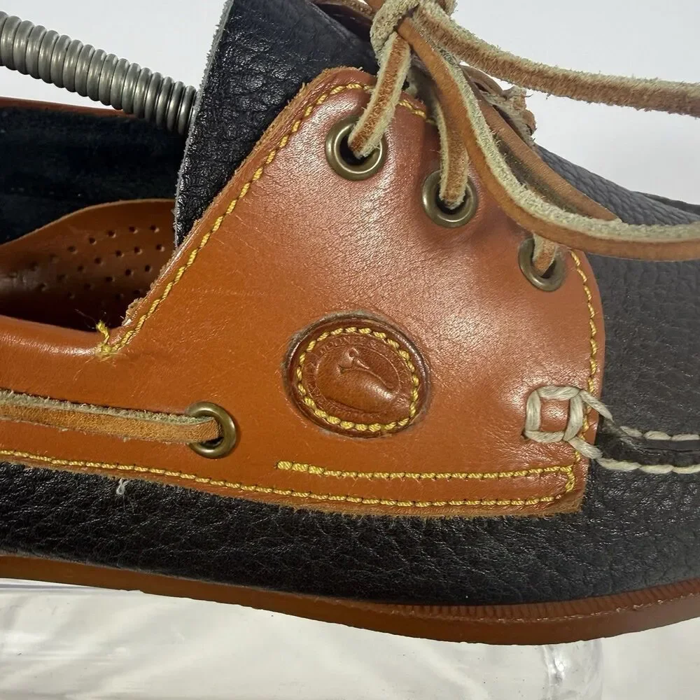 Dooney & Bourke Vintage Regatta Leather Boat Shoes Size 11.5 (?)